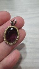 Amethyst Paste Pendant Cc.1910 Edwardian Beautiful