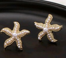 Gold tone Starfish
