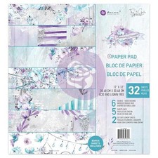 Prima Marketing 12"x12" Double-Sided Paper Pad 32pcs - Aquarelle Dreams