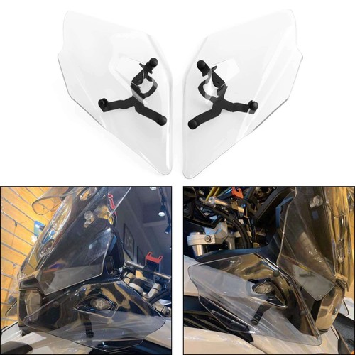 Motorcycle deflector side - side, top