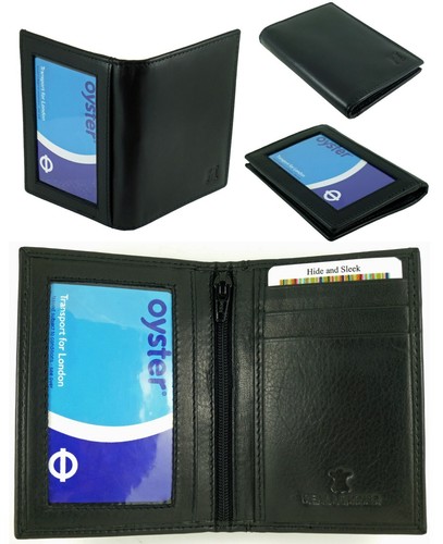 Real leather card holder - real, with