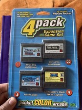 NEO GEO Pocket Color 4 Pack Expansion Set NEW Blister Metal Slug Very Rare