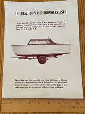 1952 52 TOPPER Outboard