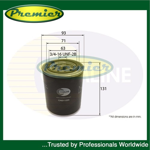 Premier oil filter fits - oil,