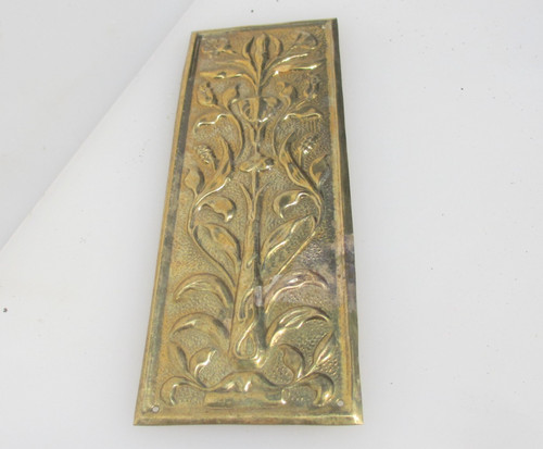 Brass finger plate - plate, push
