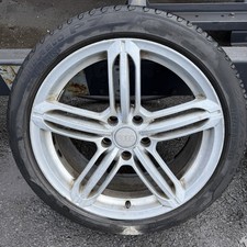 REPLICA AUDI SLINE  - 18" 5 SPOKE ALLOY WHEEL & TYRE - 18X8J / 5X112 / ET: 38