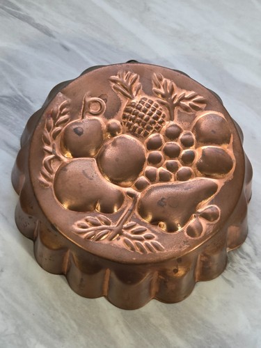 Vintage copper jelly mould - vintage,