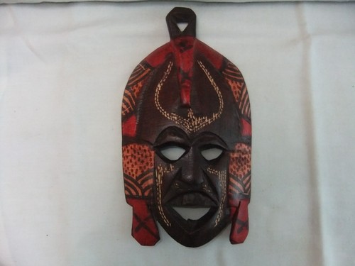 Vintage indonesian batik wood - indonesian,