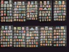 Large stamp collection from - large,