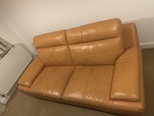 Leather Sofa Mustard Yellow 2