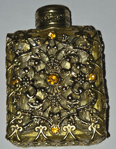 Vintage czech glass mini gold - vintage,