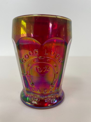 Fenton carnival glass red good - carnival,