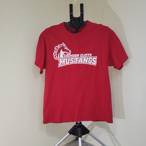 Mustangs red shirt - mustangs,