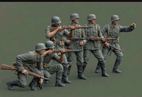 Ww2 german soldiers - soldiers, scale