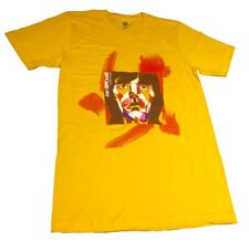 IAN BROWN Golden Greats Tour Yellow  T-Shirt S The Stone Roses American Apparel