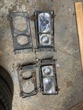 GENUINE RHD HELLA SQUARE HEADLIGHT GRILL AND LIGHTS VW VOLKSWAGEN T25 T3 CARAVEL