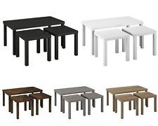 3Pc Wooden Coffee Table Set