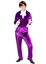 Mens Austin Powers Style 60s Groovy Costume