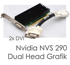 256MB Dual Head DVI Graphics Card Nvidia Quadro NVS290 454319-001 456137-001 G31