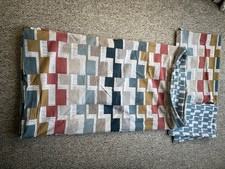 Next double duvet set, autumn spring colours