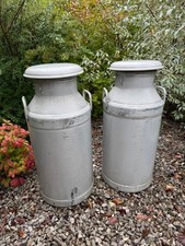 2 vintage Milk Churns 10