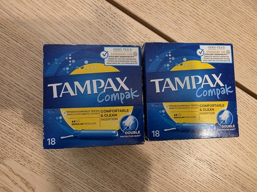 Boxes tampax compak 18 - tampax,
