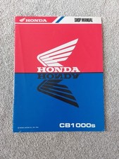 Genuine Honda Motorcycle  CB1000S Supplementary  Service Workshop Manual VGC
