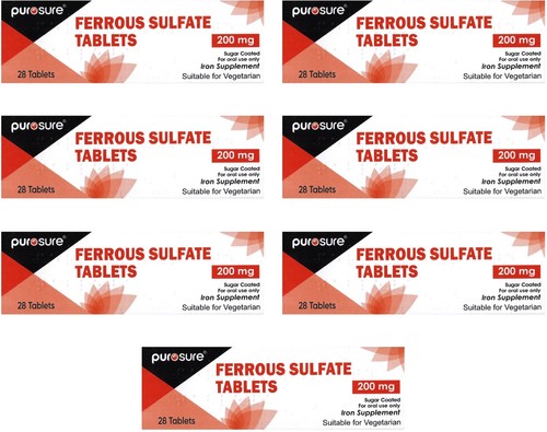 Ferrous sulphate 200mg - 7,