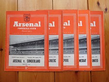 Arsenal Home Programmes