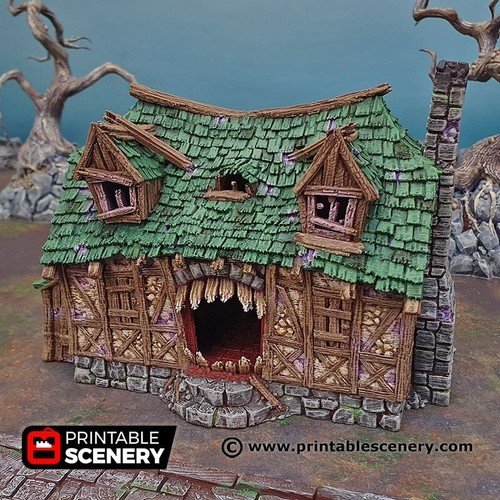 Gaming terrain mimic house - mimic,