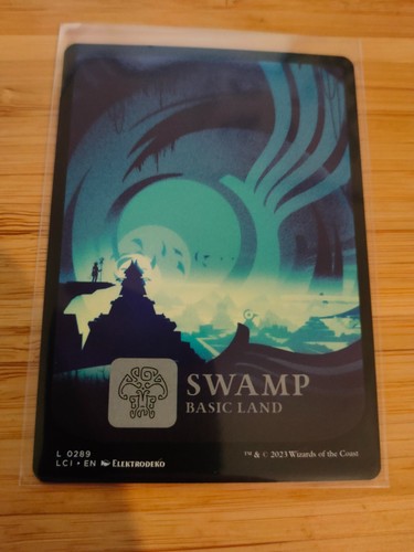 Mtg swamp full art lost - swamp,