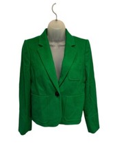 Me+Em Green Blazer Virgin Wool Jacket UK 8 Women's