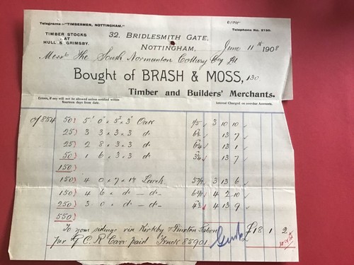 Brash moss timber and - brash,