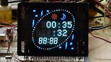 VFD 80-1601FA VACUUM FLOURESCENT DISPLAY WITH FULL DATA AND CLOCK CODE