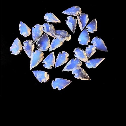Opalite obsidian arrowhead - obsidian,