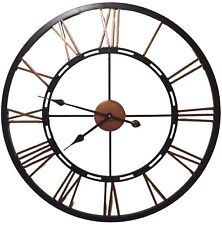 Skeletal Wall Clock Large - Metal Wall Hanging