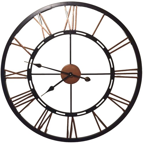 Skeletal wall clock large - wall,