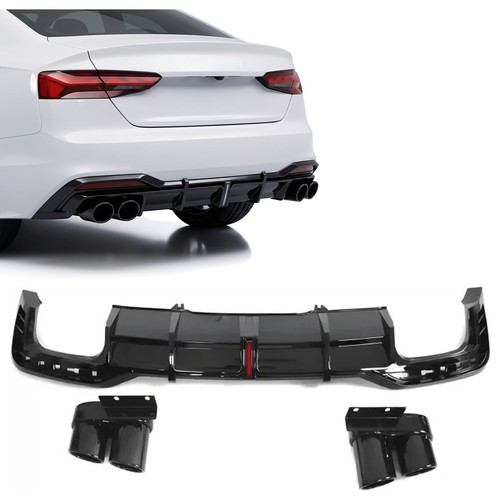 Rear diffuser led brake lamp - diffuser, +