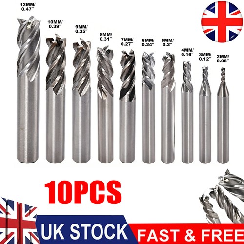 10x flute hss end - flute, slot