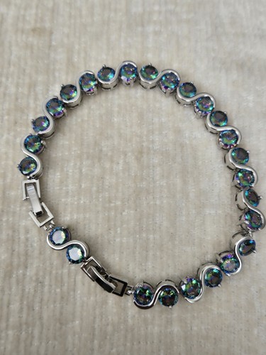 Mystic topaz crystal sterling - topaz,