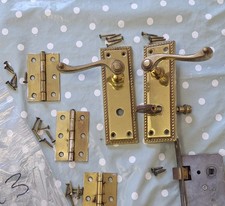 Antique Brass Georgian Scroll