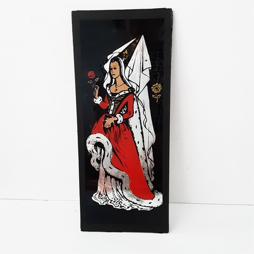 Vintage medieval lady glass - vintage,
