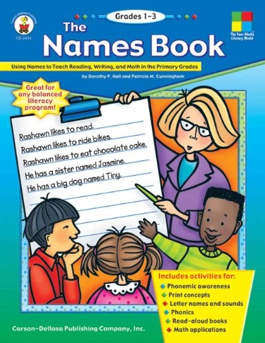 The names book using - names, to