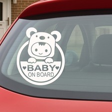 CUTE TEDDY BEAR BABY ON BOARD