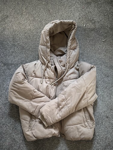 Zara brown beige puffer - brown, coat