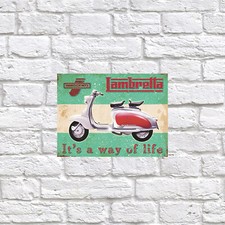Lambretta, Retro tin metal