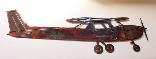 Cessna 150 metal wall - metal, art