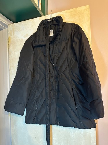Down feather coat - coat,