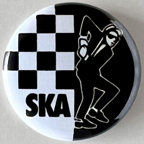 Ska button pin - badge, /