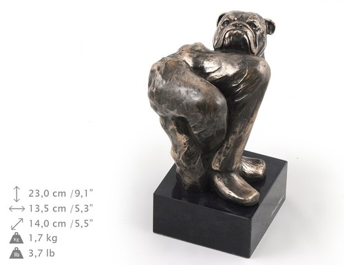 English bulldog dog marble - english, bulldog,